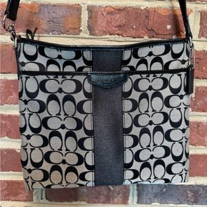 Coach black crossbody purse